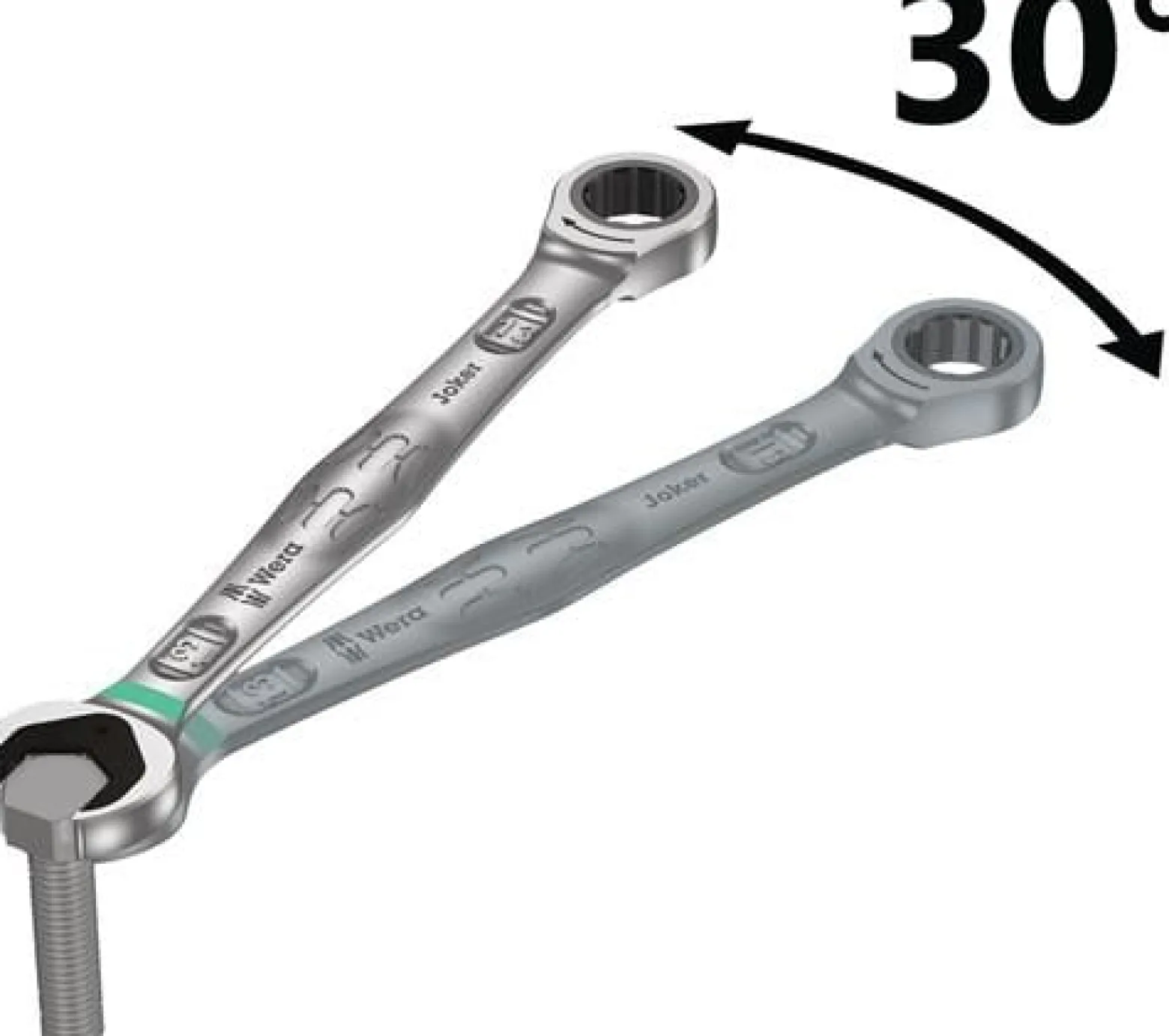 Wera Maul-Ringratschen-Schlüssel Joker 10x159 mm - 073270
