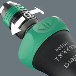 Wera 838 RA-R L Bits-Handhalter mit Ratschenfunktion, 1/4" - 05051494001
