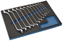 Werkzeugmodul 12-tlg.3/3-Modul Schlüsswelweiten 6x7-30x32mm TECWERK