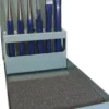 Werkzeugsatz Inh.6tlg.CrV-Stahl lack.Metallkass.TECWERK