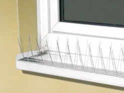 WINDHAGER Vogel- und Taubenabwehr Classic 60 cm lang 24 Spikes Aluminium - 7130