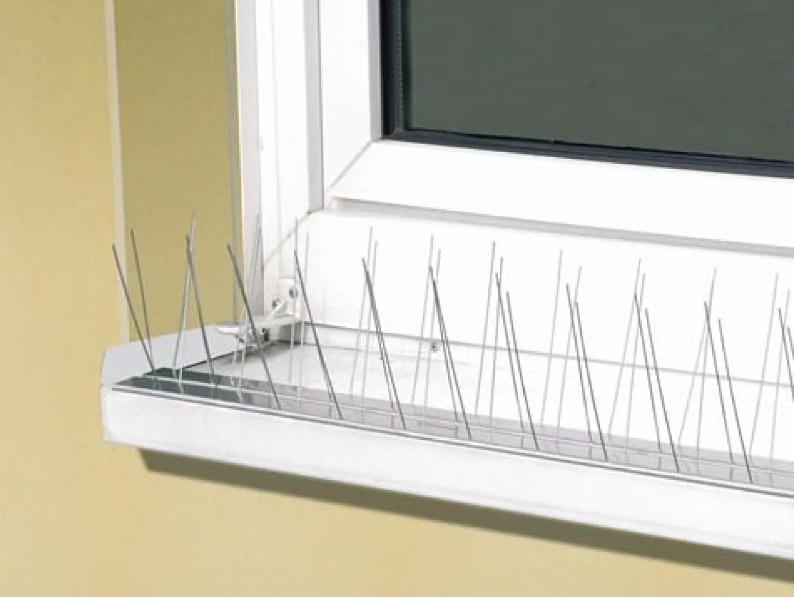 WINDHAGER Vogel- und Taubenabwehr Classic 60 cm lang 24 Spikes Aluminium - 7130