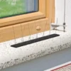 WINDHAGER Vogel- und Taubenabwehr Starter Set Schutz bis 1 m 36 Spikes Kunststoff - 7120