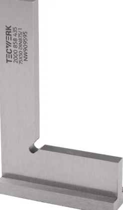 Winkel DIN 875/I Schenkel-L.100x70mm m.Anschlag TECWERK