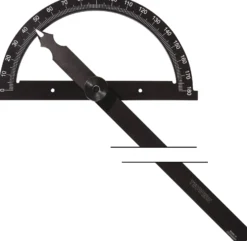 Winkelmesser Gradbogen-D.150mm Schenkel-L.200mm TECWERK
