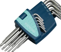 Winkelschraubendrehersatz 9-tlg.T9-T45 Ku.-Halter TECWERK