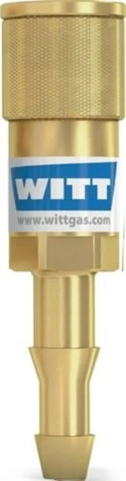 WITT Schlauchkupplung SK 100-1,SK 100-2 Sauerstoff 6,3mm Körper - 150009