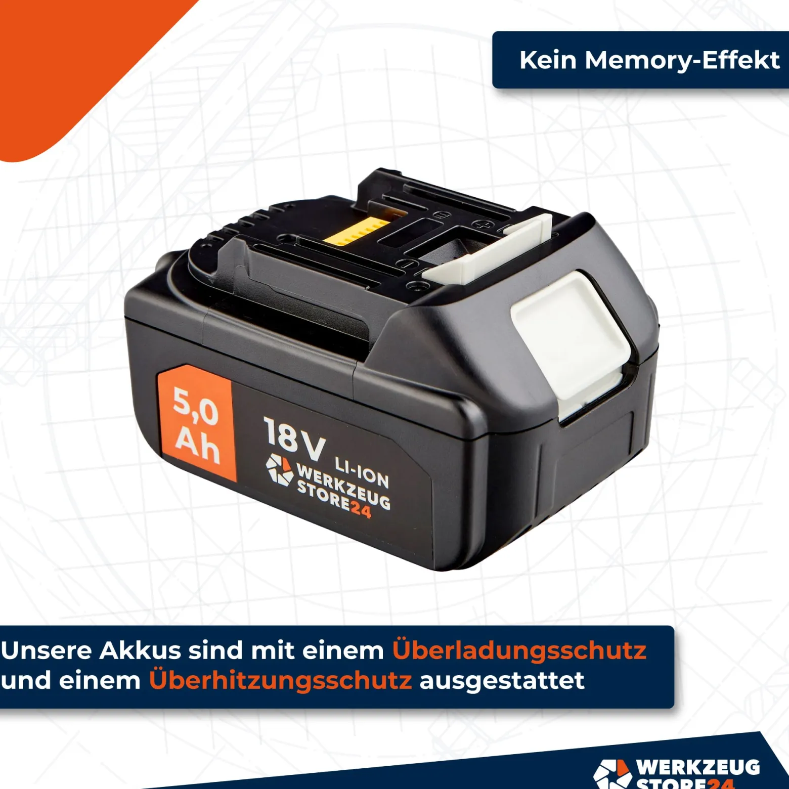 WS24 Akku 18 V 5,0 Ah Typ WS1850 - WS24-100449