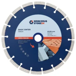 WS24 Diamanttrennscheibe Basic Sinter Beton 230 mm - WS24-100430