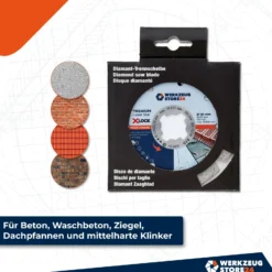 WS24 Diamanttrennscheibe X-Lock® Premium Laser Beton 115 mm - WS24-100436