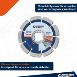WS24 Diamanttrennscheibe X-Lock® Premium Laser Beton 115 mm - WS24-100436