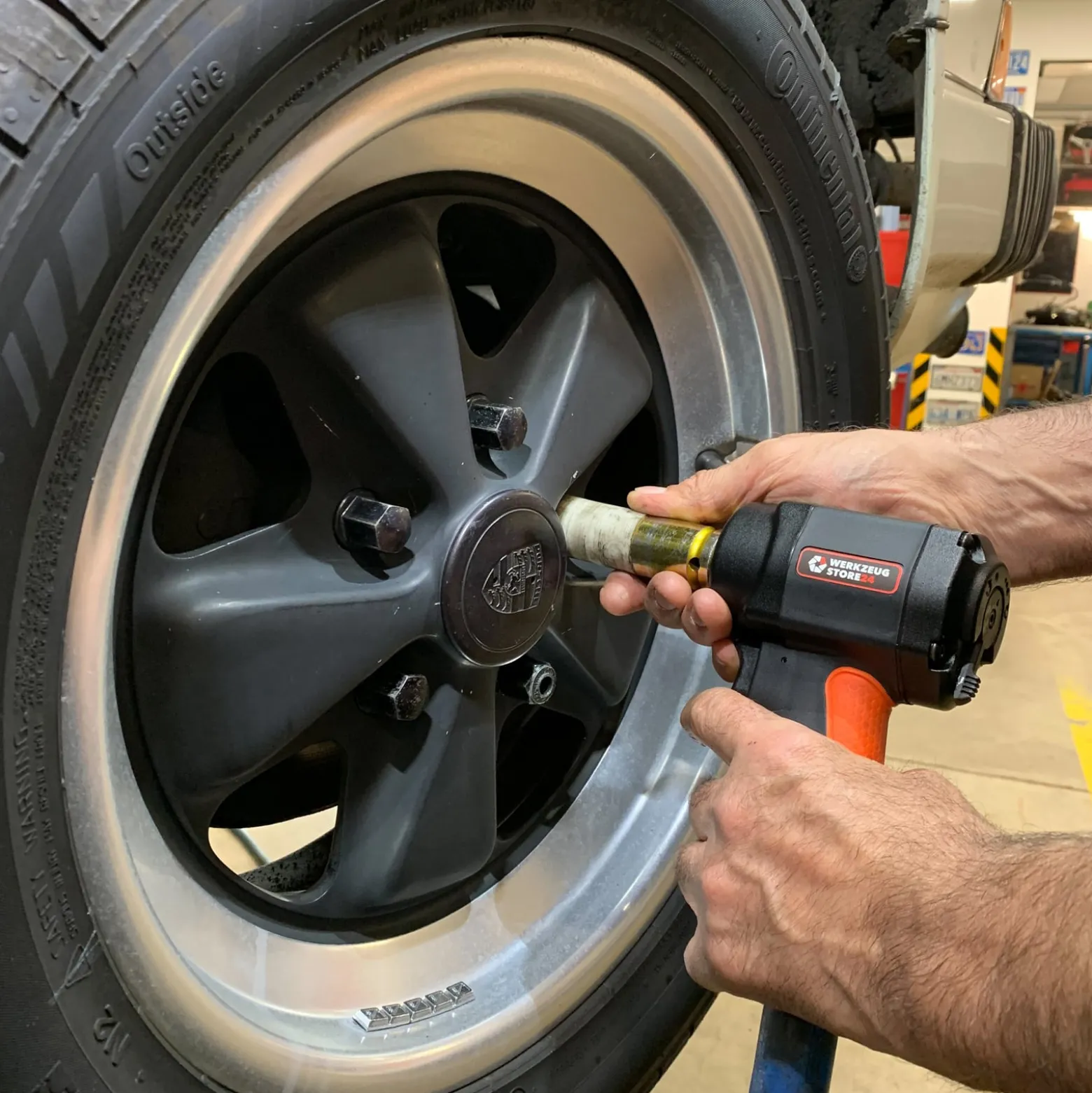 WS24 Druckluft-Schlagschrauber 1/2" mini + Steckschlüssel 3tlg.