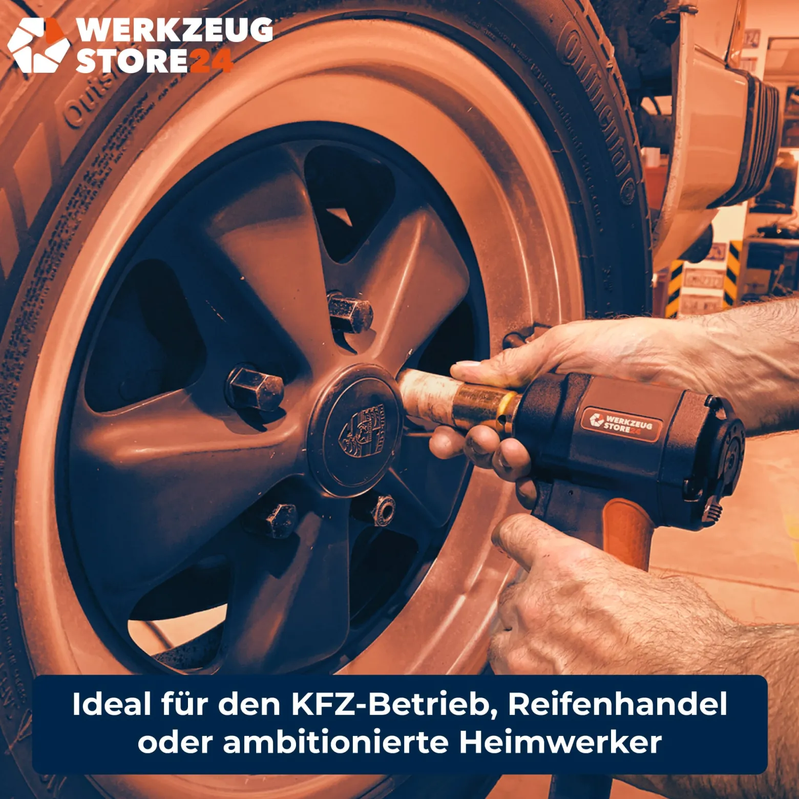 WS24 Druckluft-Schlagschrauber 1/2" mini + Steckschlüssel 3tlg.