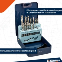 WS24 HSS-E Universal Bohrer-Set 19tlg. M35