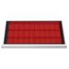 WS24 Schubladeneinteilung Kleinteilekästen BLH 100 mm Innenmaß 800 x 450 mm - WS24-100297