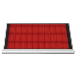 WS24 Schubladeneinteilung Kleinteilekästen BLH 100 mm Innenmaß 800 x 450 mm - WS24-100297