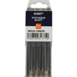WS24 20x CV-Stichsägeblatt geschliffen/konisch GL 132 VL 110 mm sauber/splitterfrei - WS24-100029
