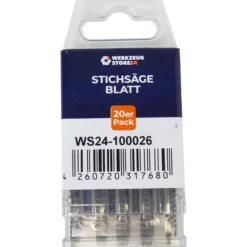 WS24 20x HSS-Stichsägeblatt gefräst/geschränkt GL 75 VL 50 mm gerade - WS24-100026