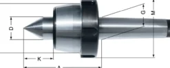 Zentrierspitze MK3 mitlfd.TECWERK