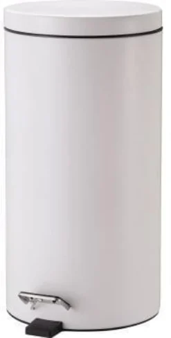 ZWINGO Tretabfalleimer Z2300305 20l Stahl rund weiß